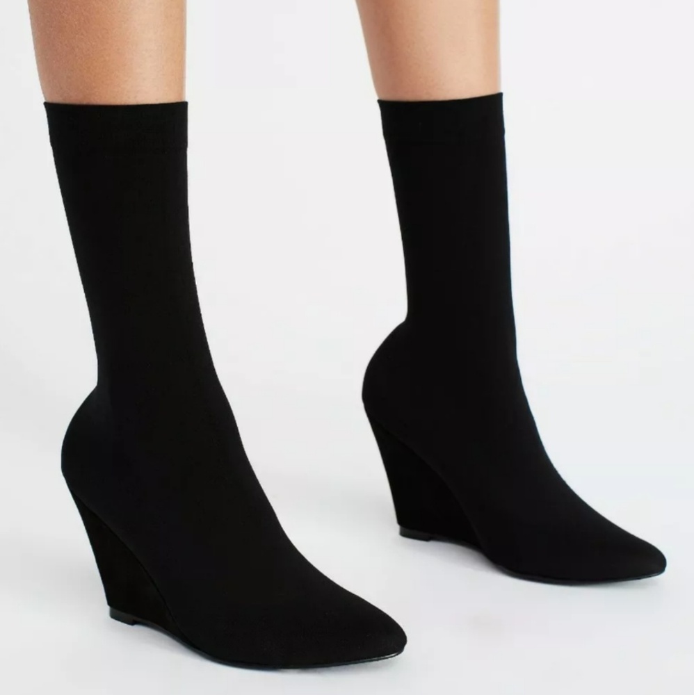 Free People Farylrobin Vegan Sock Boot Pump